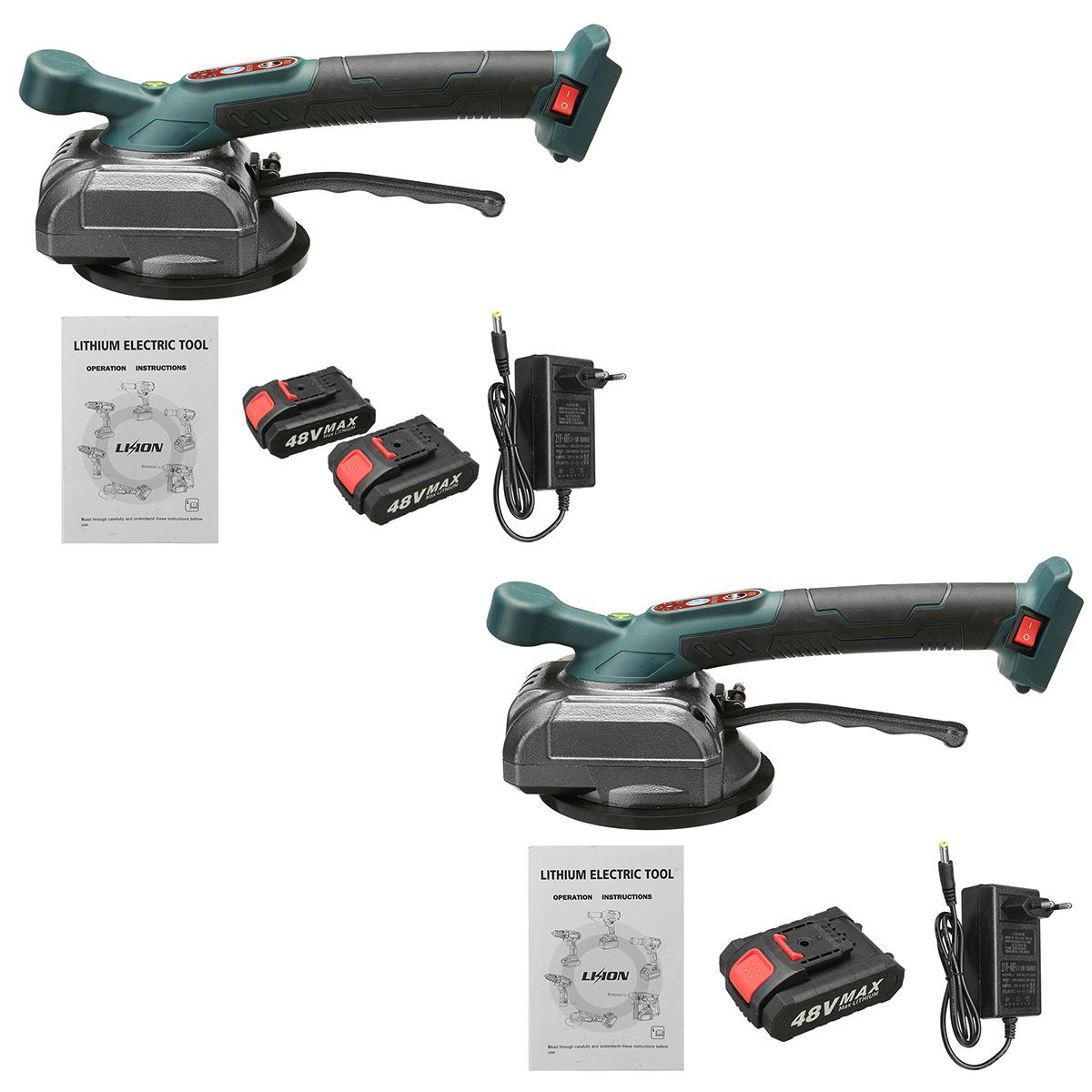 48V Cordless Tile Tiling Machine Vibrator Suction Fit For 120x120cm Ceramic Floor