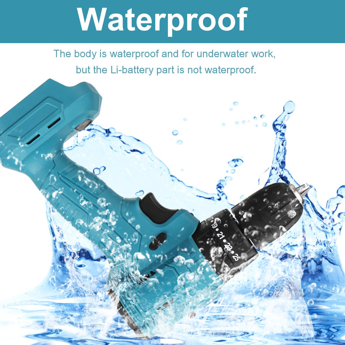 520N.m. Brushless Cordless 3/8'' Electric Impact Drill Driver Replacement for Makita 18V Battery