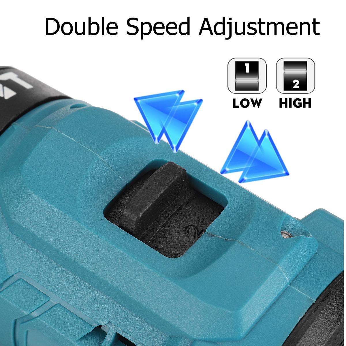 520N.m. Brushless Cordless 3/8'' Electric Impact Drill Driver Replacement for Makita 18V Battery