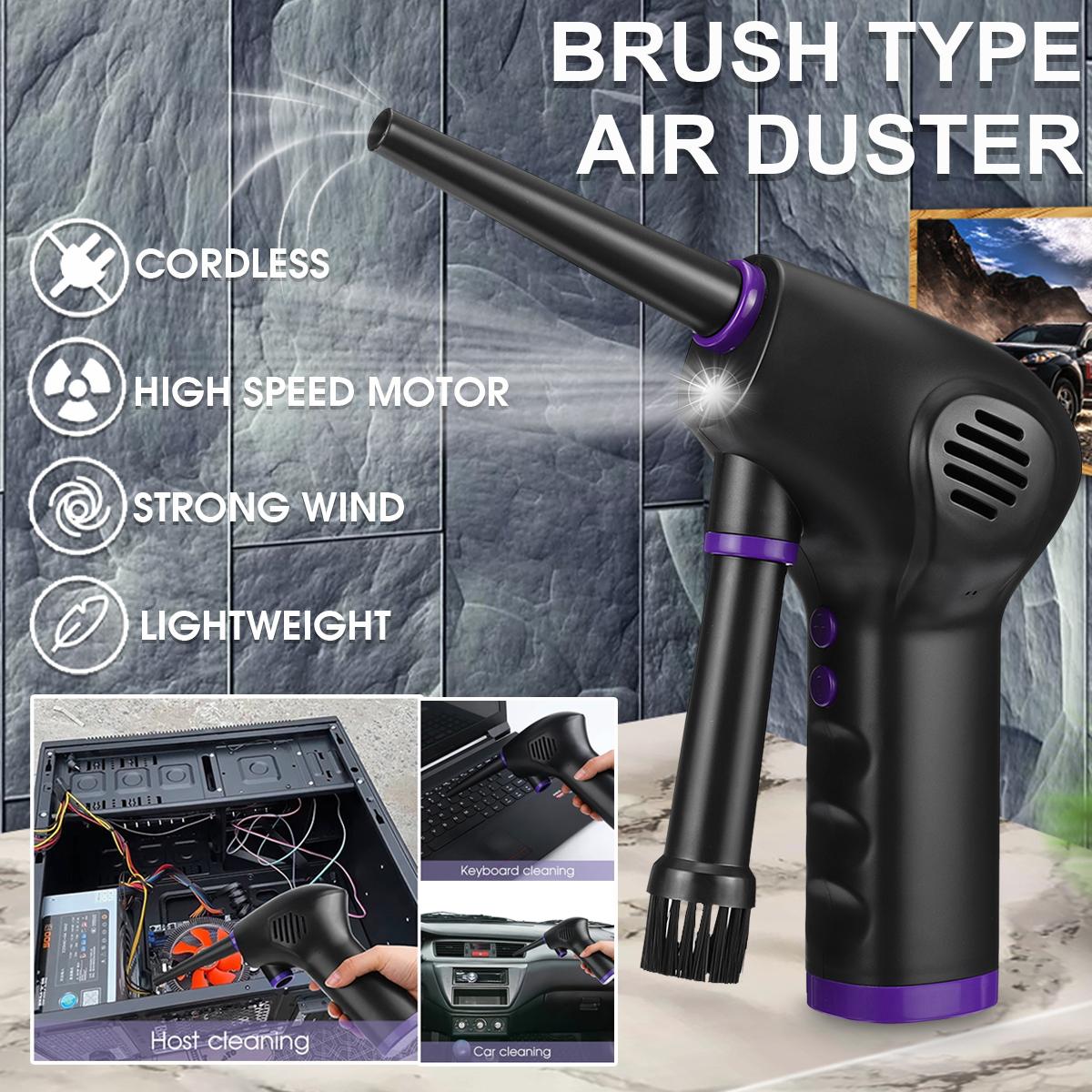 6000mAh 70m/s Cordless Air Duster For Computer Cleaning Replaces Compressed Spray Gas Cans Rechargeable Cleaner Blower
