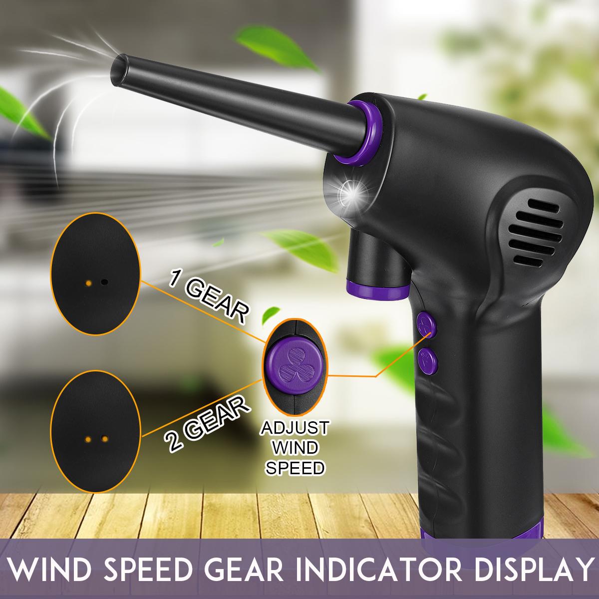 6000mAh 70m/s Cordless Air Duster For Computer Cleaning Replaces Compressed Spray Gas Cans Rechargeable Cleaner Blower