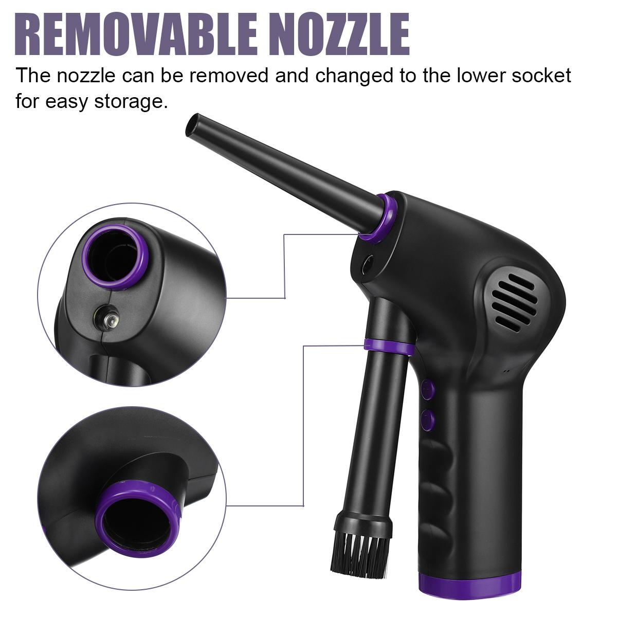 6000mAh 70m/s Cordless Air Duster For Computer Cleaning Replaces Compressed Spray Gas Cans Rechargeable Cleaner Blower