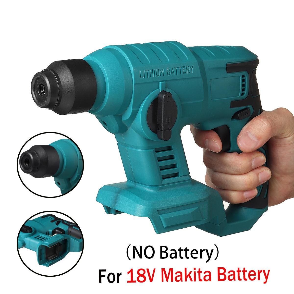 Cordless Electric Hammer Drill Granite Brick Wall Hammer For Makita18V Battery