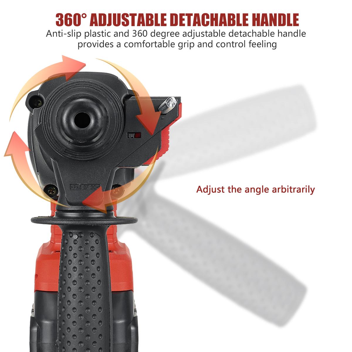 588VF Cordless Brushless Rechargeable Electric Hammer Electric Drill Household W/1pc/2pcs Battery EU/US Plug Fit MakitaBattery