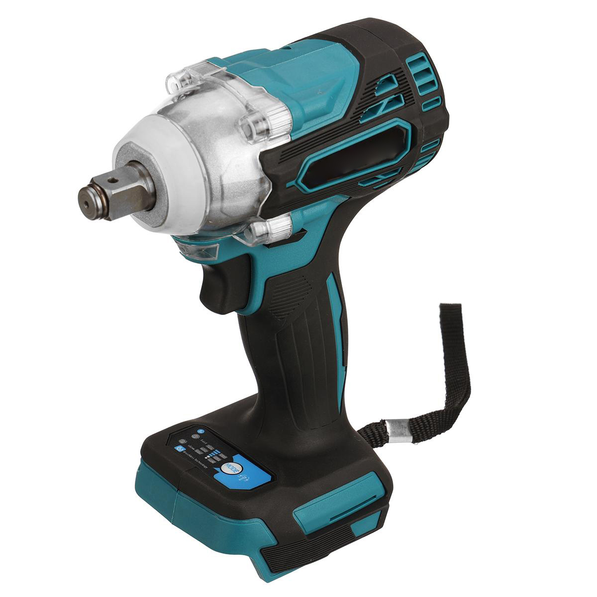 Socoje 18V 300N.M Bare Metal Cordless Electric Brushless Impact Wrench Stepless Speed Change Switch For 18V Makiita Battery