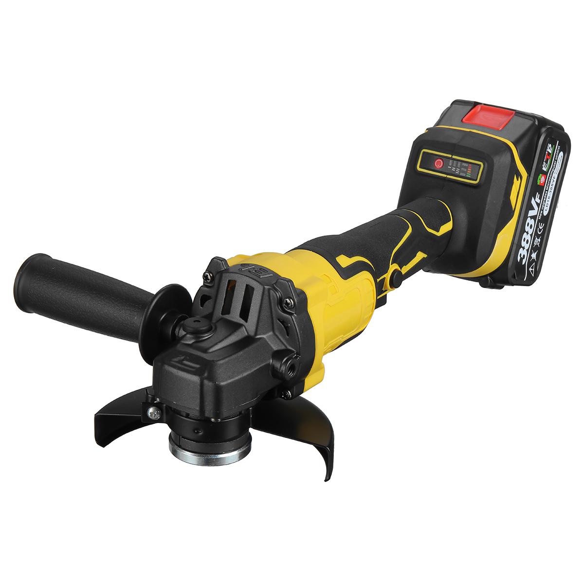 Socoje 388VF 1280W 8500rpm 3 gears 125mm Brushless Lithium Electric Angle Grinder for Makiita 18V Battery