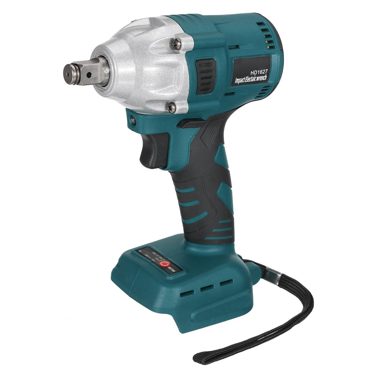 Brushless Electric Wrench 1/2 inch Drive 280N⋅m Torque 0-2700RPM Variable Speed Cordless Compatible with Mak 18V Battery Lightweight Design