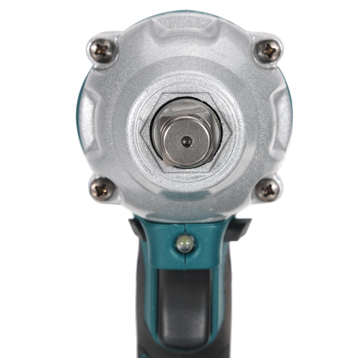 Brushless Electric Wrench 1/2 inch Drive 280N⋅m Torque 0-2700RPM Variable Speed Cordless Compatible with Mak 18V Battery Lightweight Design