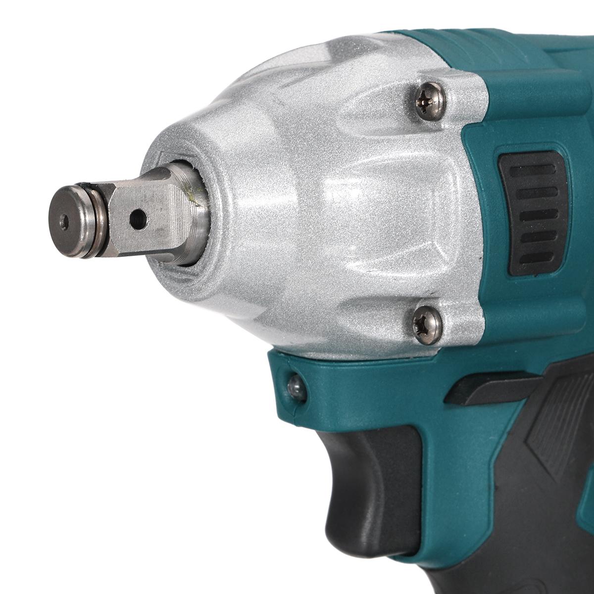 Brushless Electric Wrench 1/2 inch Drive 280N⋅m Torque 0-2700RPM Variable Speed Cordless Compatible with Mak 18V Battery Lightweight Design