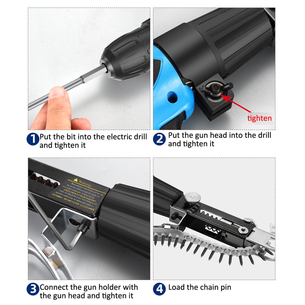 Socoje Rechargeable Automatic Nail Guns Electric Screwdriver For Makita 18V Battery Plasterboard Partition Walls Wooden Boards Ceilings