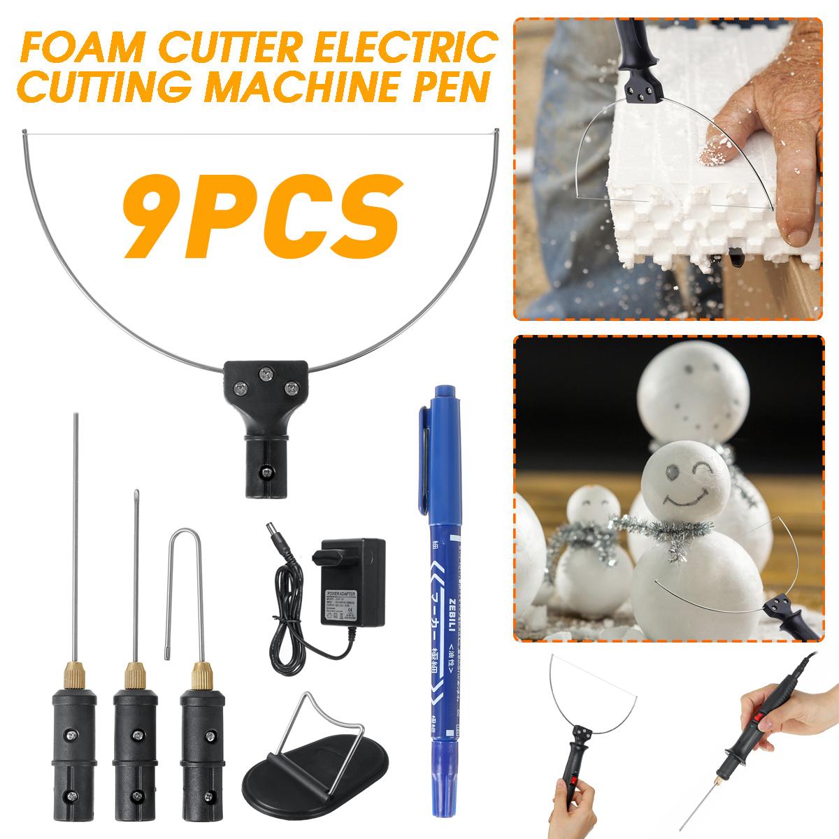 Electric Foam Cutter 3 in 1 Foam Cutter Electric Cutting Machine Pen Tools Kit 18W Styrofoam Cutting Pen with Electronic Voltage Transformer Adaptor