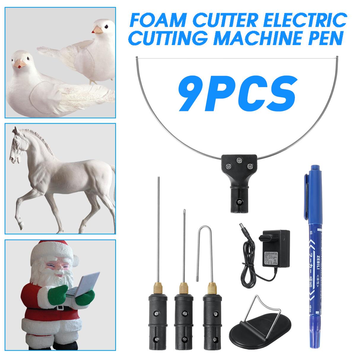 Electric Foam Cutter 3 in 1 Foam Cutter Electric Cutting Machine Pen Tools Kit 18W Styrofoam Cutting Pen with Electronic Voltage Transformer Adaptor