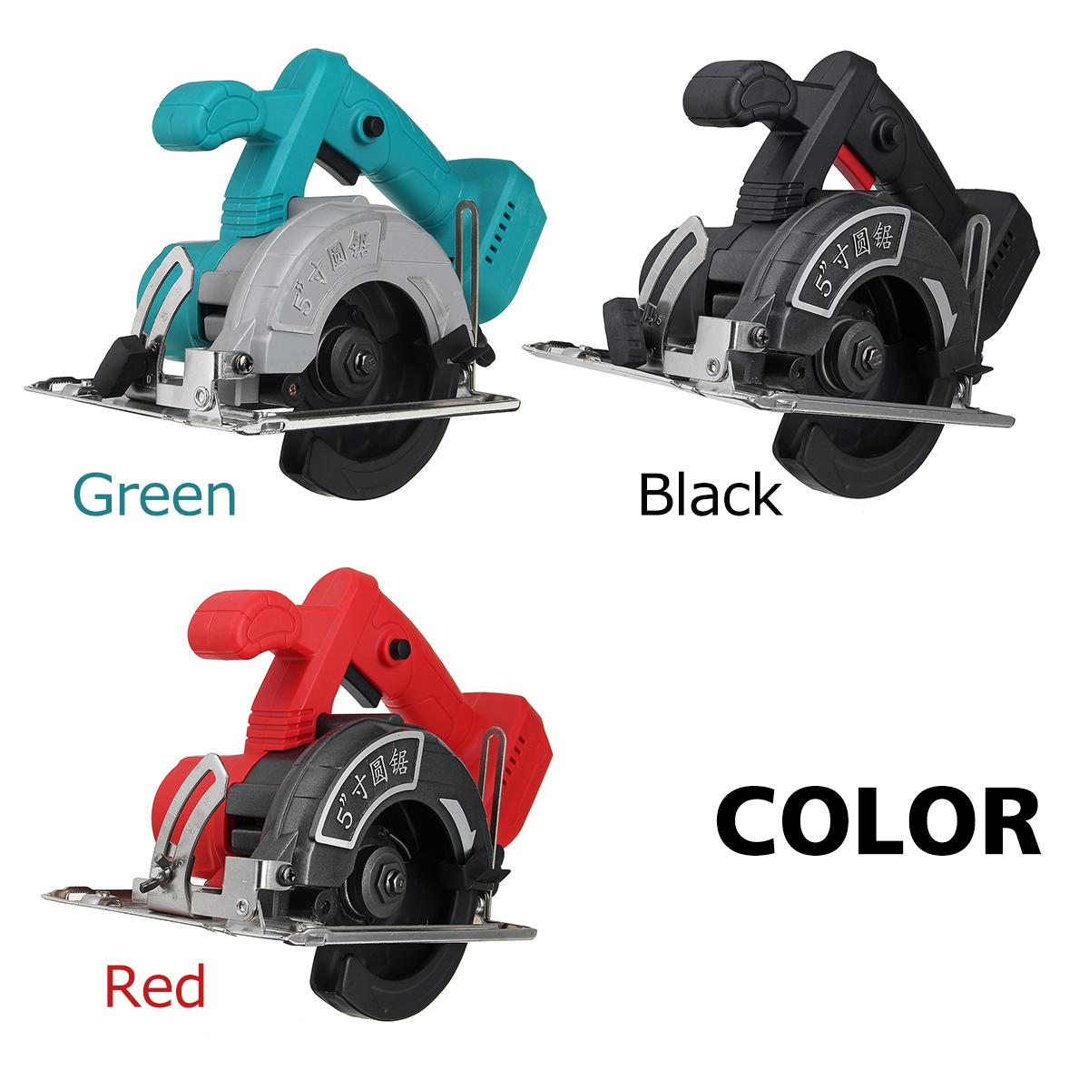 125mm 10800RPM Multifunction Circular Saw Scale Bevel Cutting Power Tools For 18V Battery