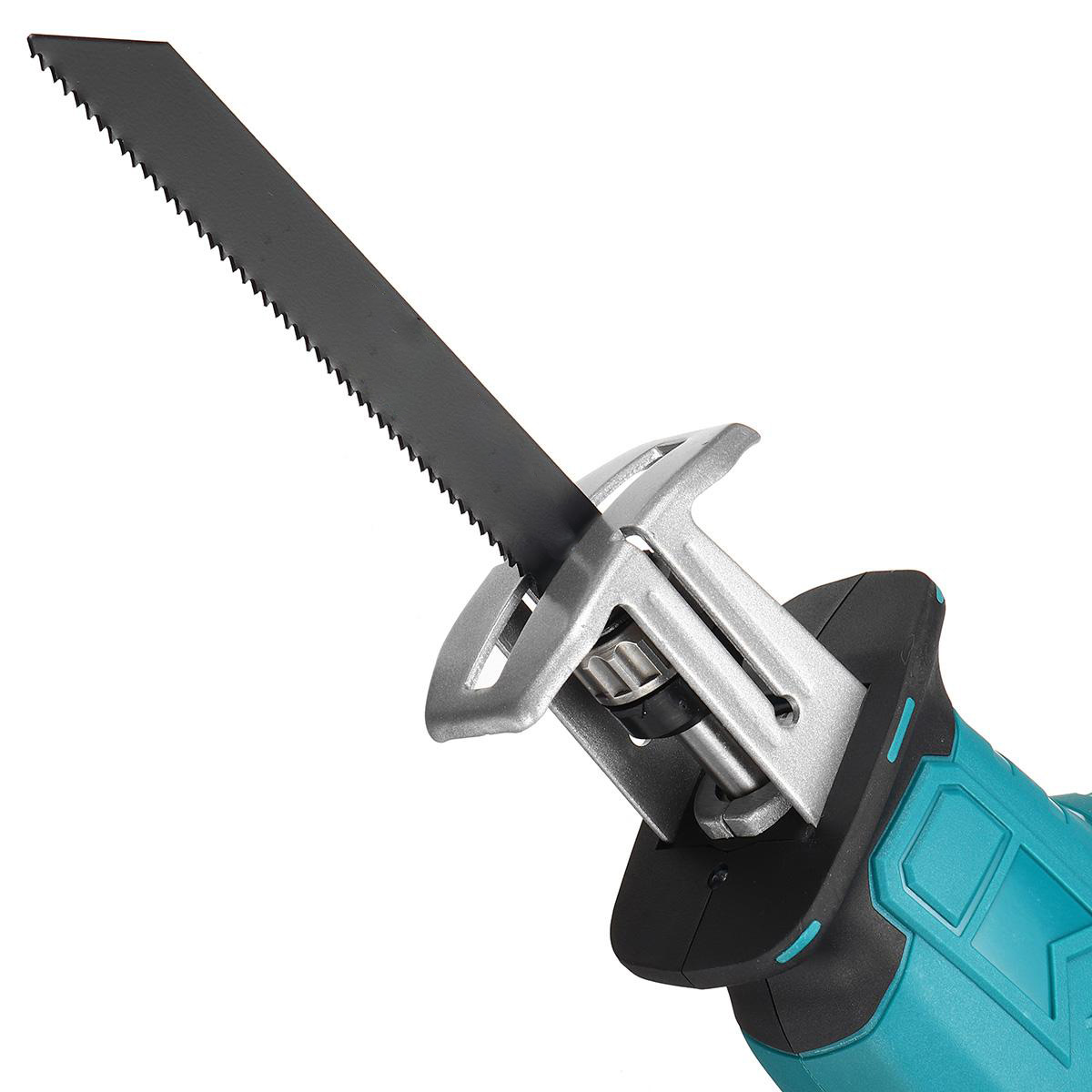 18V 10mm Coedless Electric Reciprocating Saw Variable Speed Metal Wood Cutting Tool Electric Saw With 4X Saw Blades For Battery