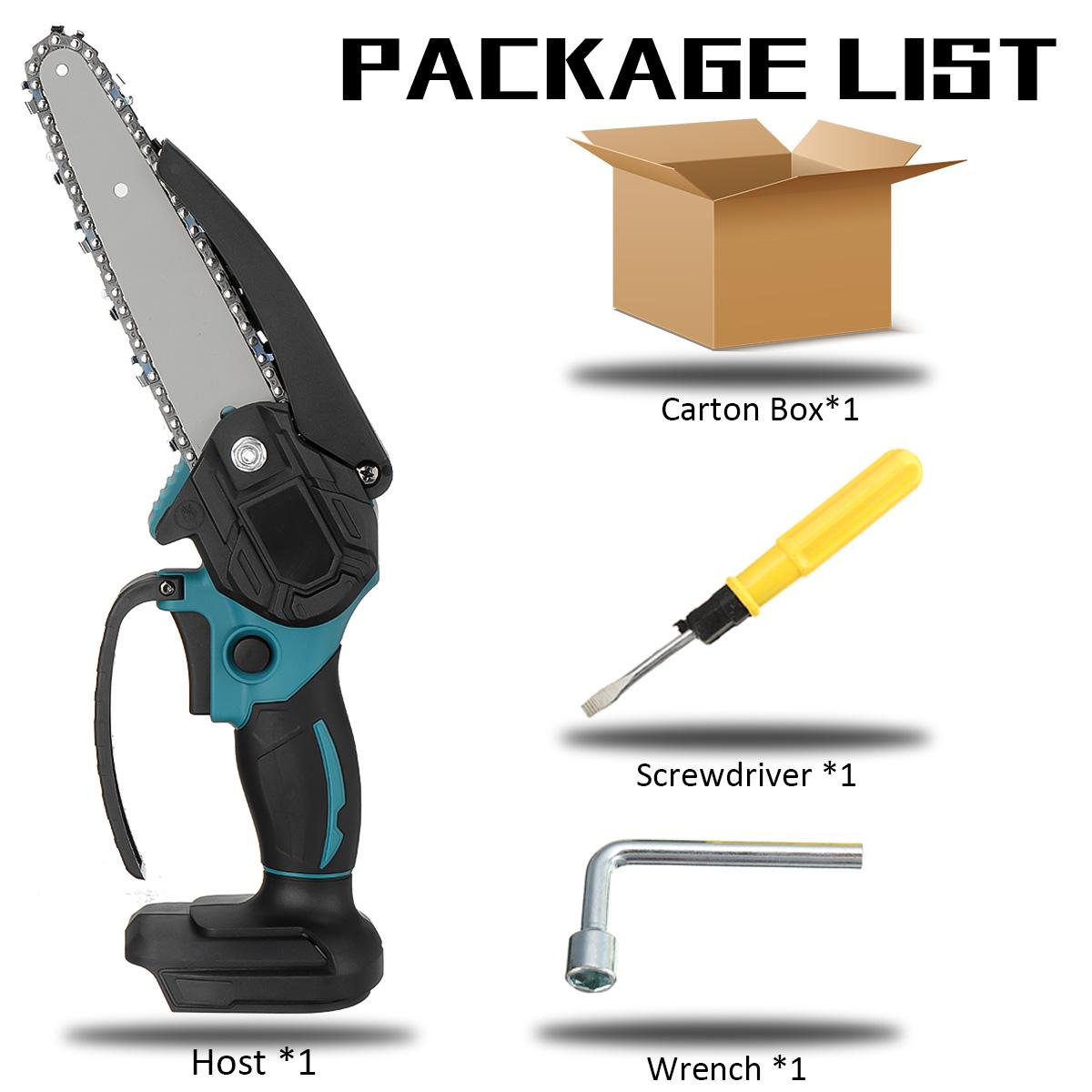 2000W 4000rpm 88VF 6 Electric Saw Chainsaw Cordless Wood Cutting Tool Chainsaw with/without Battery