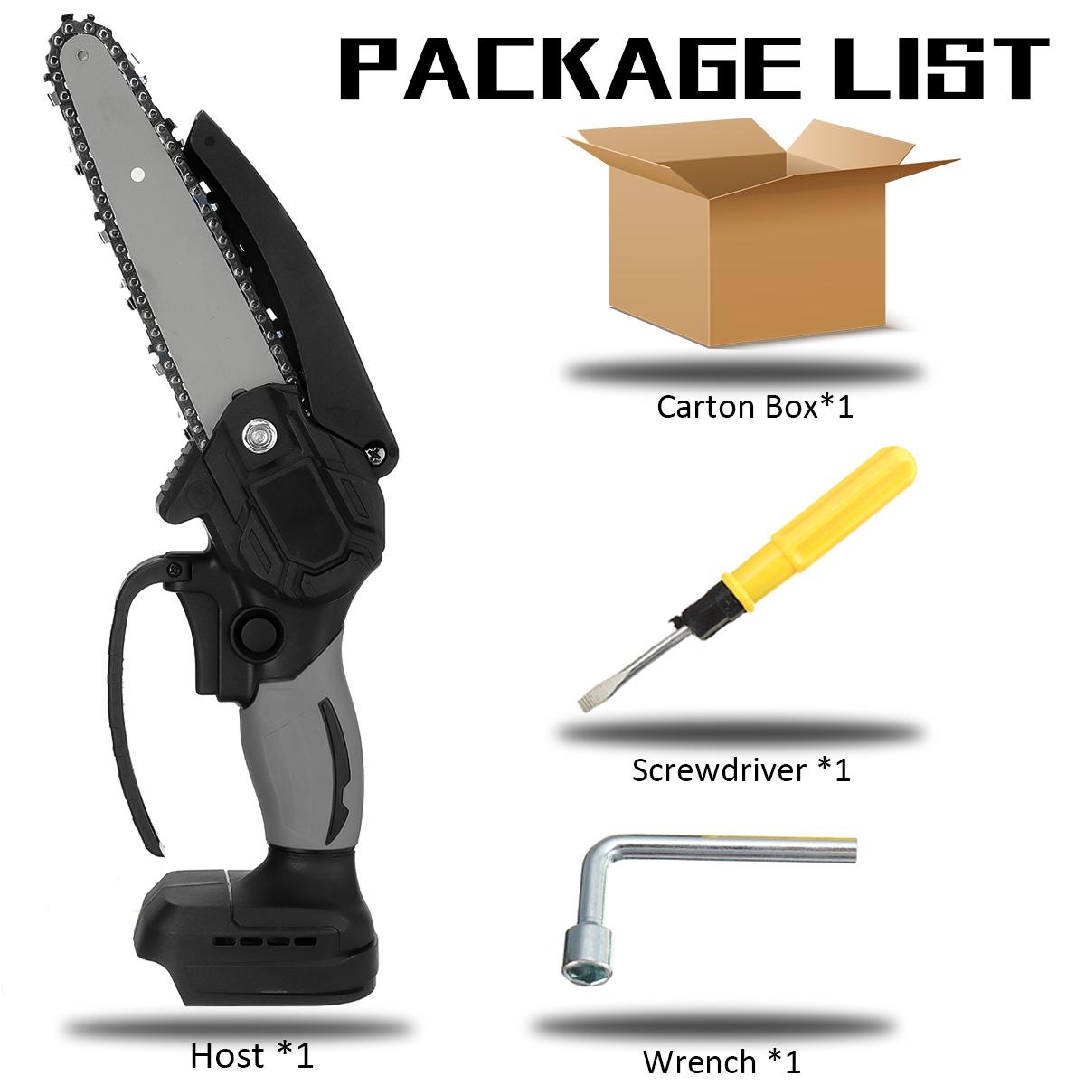 2000W 4000rpm 88VF 6 Electric Saw Chainsaw Cordless Wood Cutting Tool Chainsaw with/without Battery