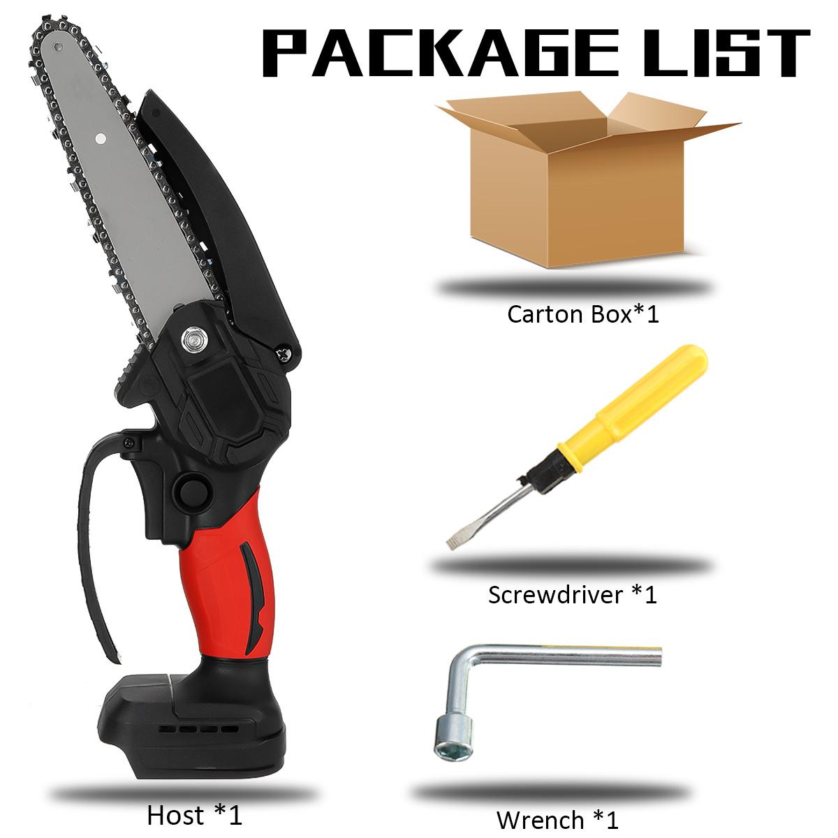 2000W 4000rpm 88VF 6 Electric Saw Chainsaw Cordless Wood Cutting Tool Chainsaw with/without Battery