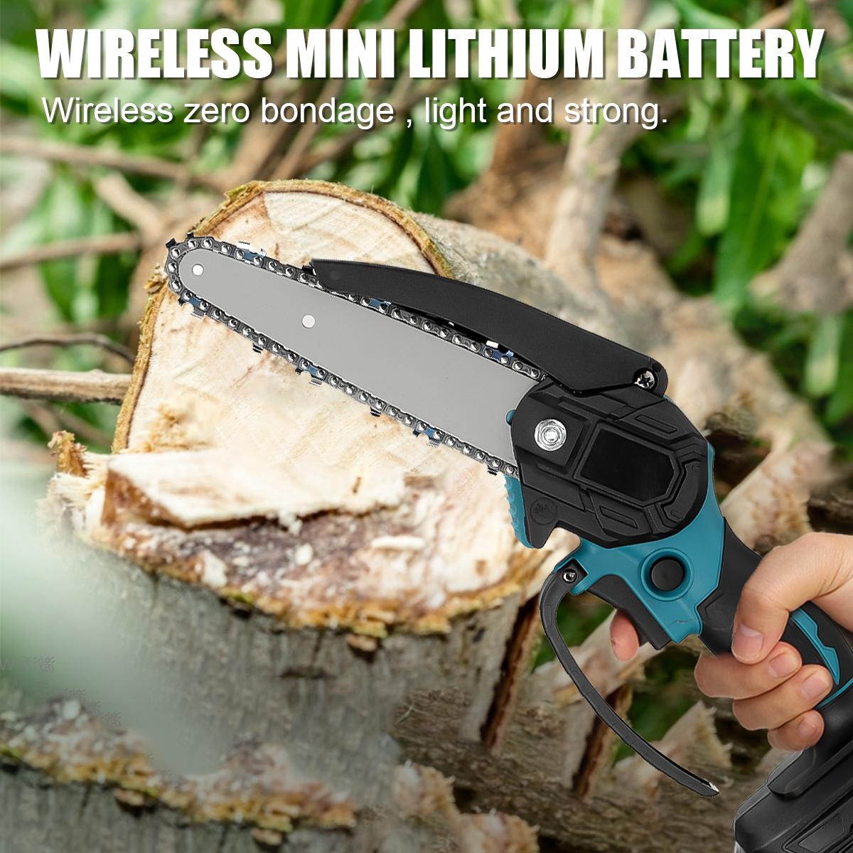 2000W 4000rpm 88VF 6 Electric Saw Chainsaw Cordless Wood Cutting Tool Chainsaw with/without Battery