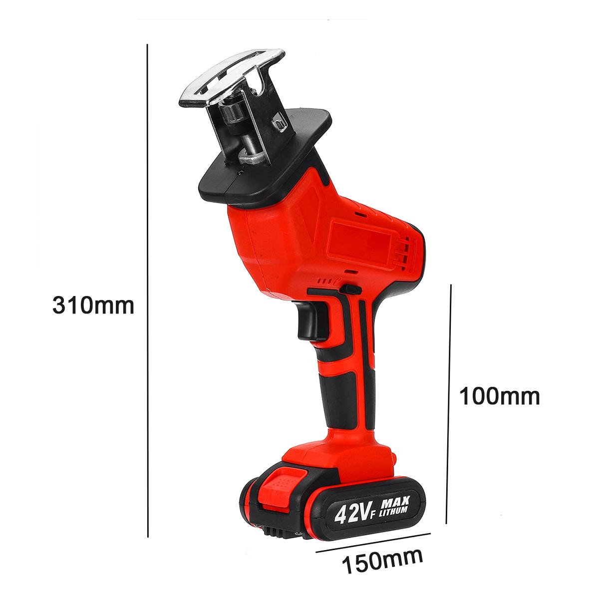 42VF 13000mAh Cordless Reciprocating Saw Electric Saws Portable Woodworking Power Tools