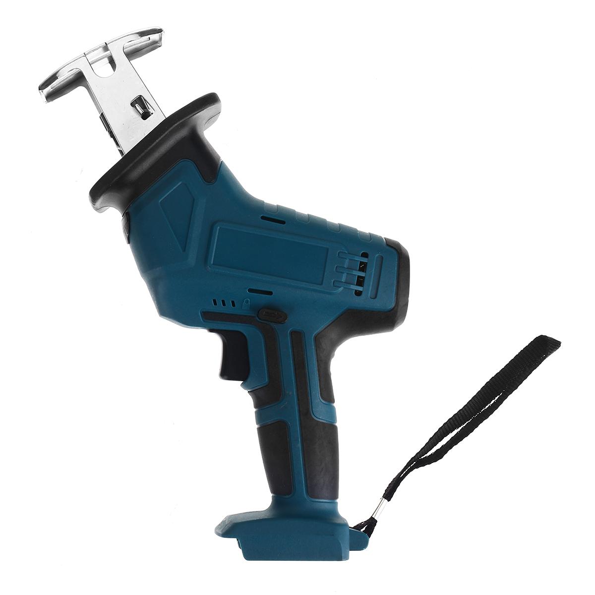 Cordless Reciprocating Saw With 4 Blades & Battery Rechargeable Electric Saw for Sawing Branches Metal PVC Wood