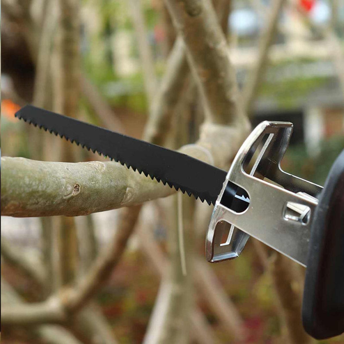 Socoje 18V Cordless Reciprocating Saw Body With 4 Saw Blades Woodworking Pruning Saw For Makita 18V Battery
