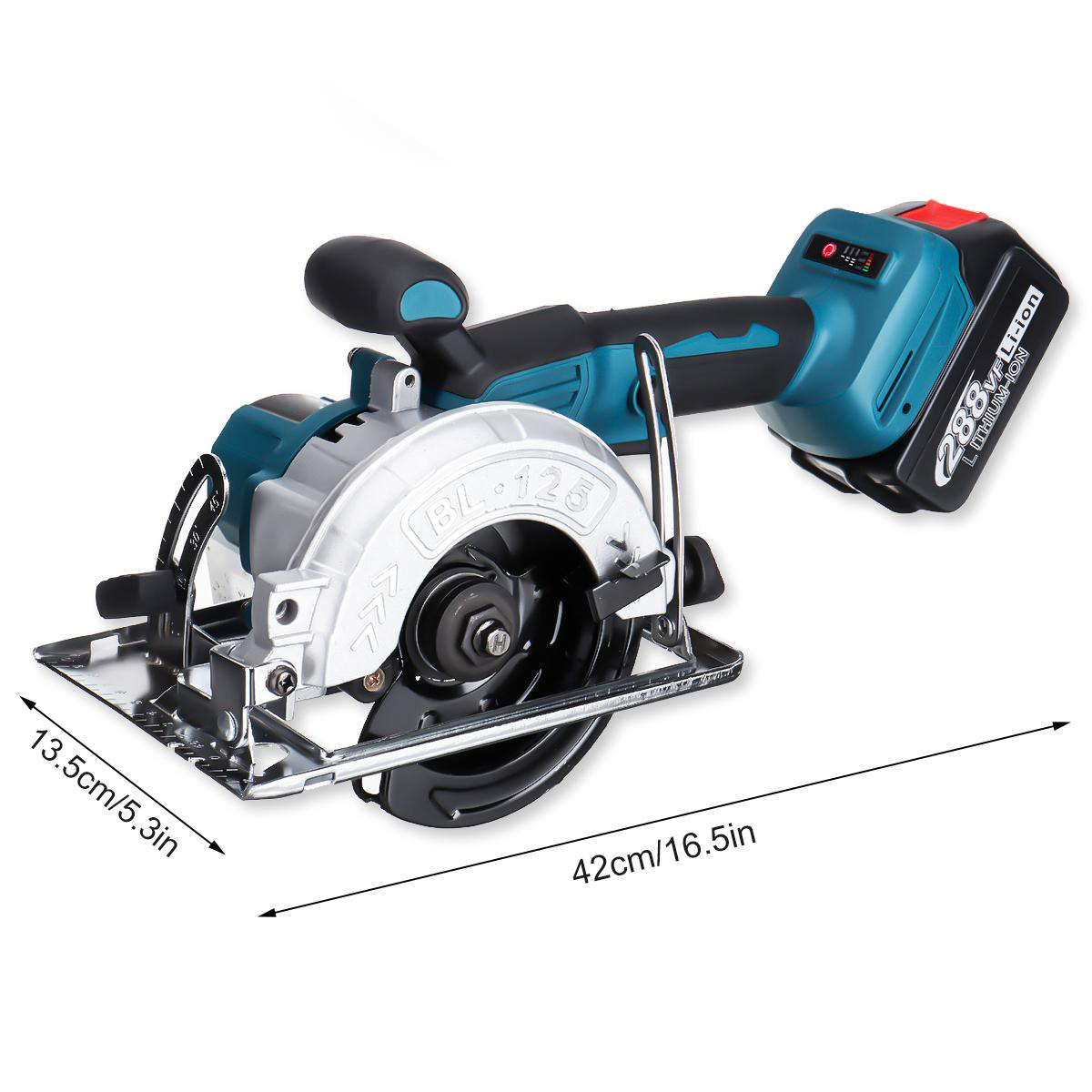 Socoje 288VF Brushless Electric Circular Saw Cordless Wood Cutting Machine For 18V Battery