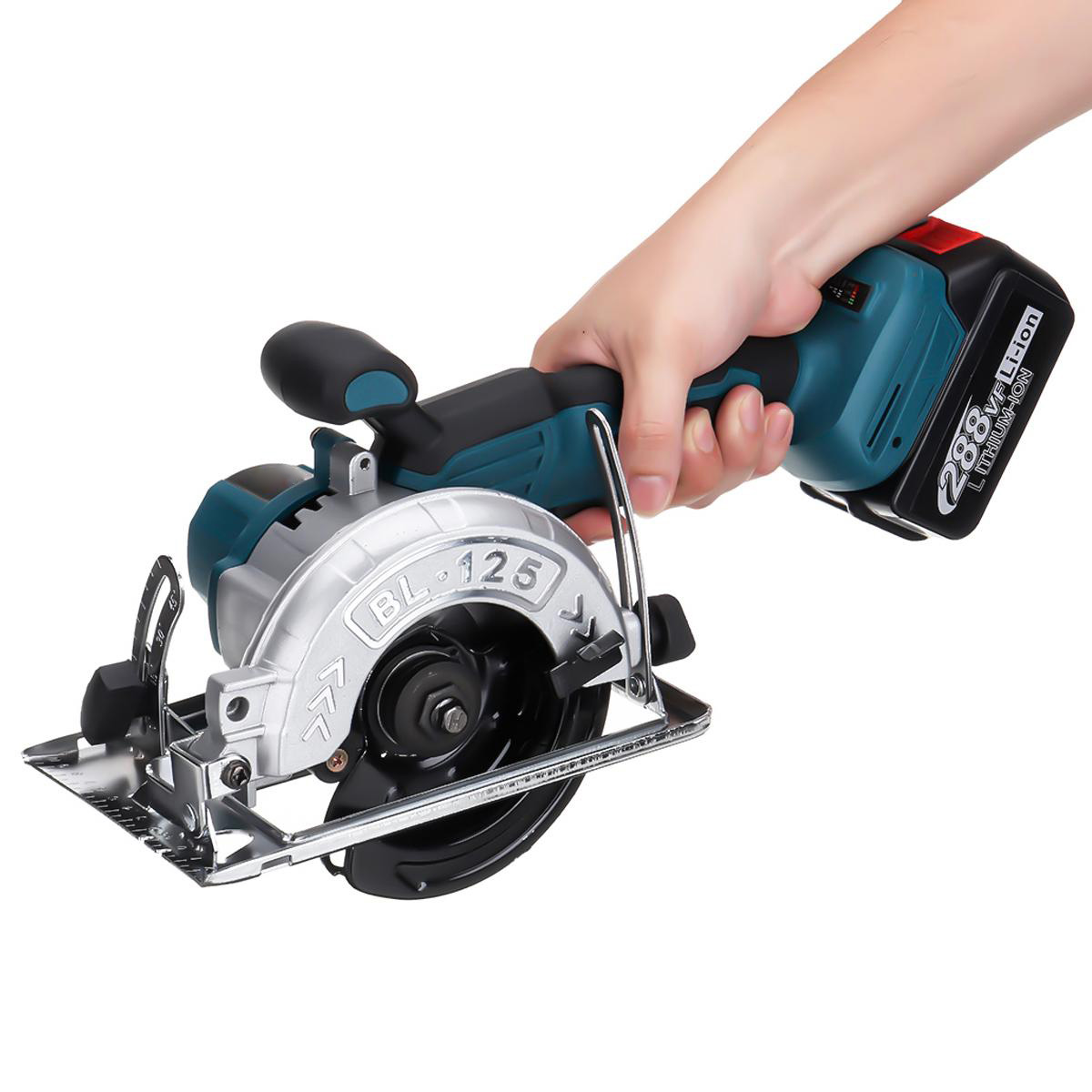 Socoje 288VF Brushless Electric Circular Saw Cordless Wood Cutting Machine For 18V Battery