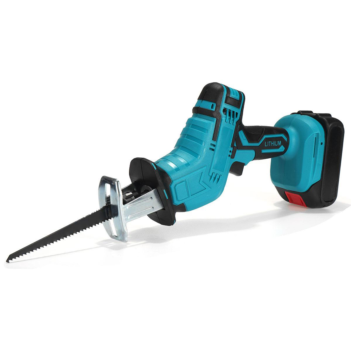 88VF Cordless Reciprocating Saw Battery Powered Electric Saw For Metal/Wood/PVC Pipe/Tree With 4 Saw Blades & Battery For Makita