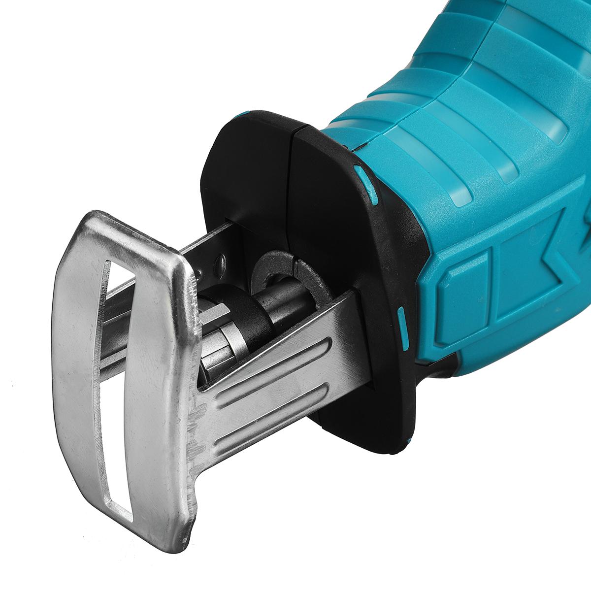 88VF Cordless Reciprocating Saw Battery Powered Electric Saw For Metal/Wood/PVC Pipe/Tree With 4 Saw Blades & Battery For Makita