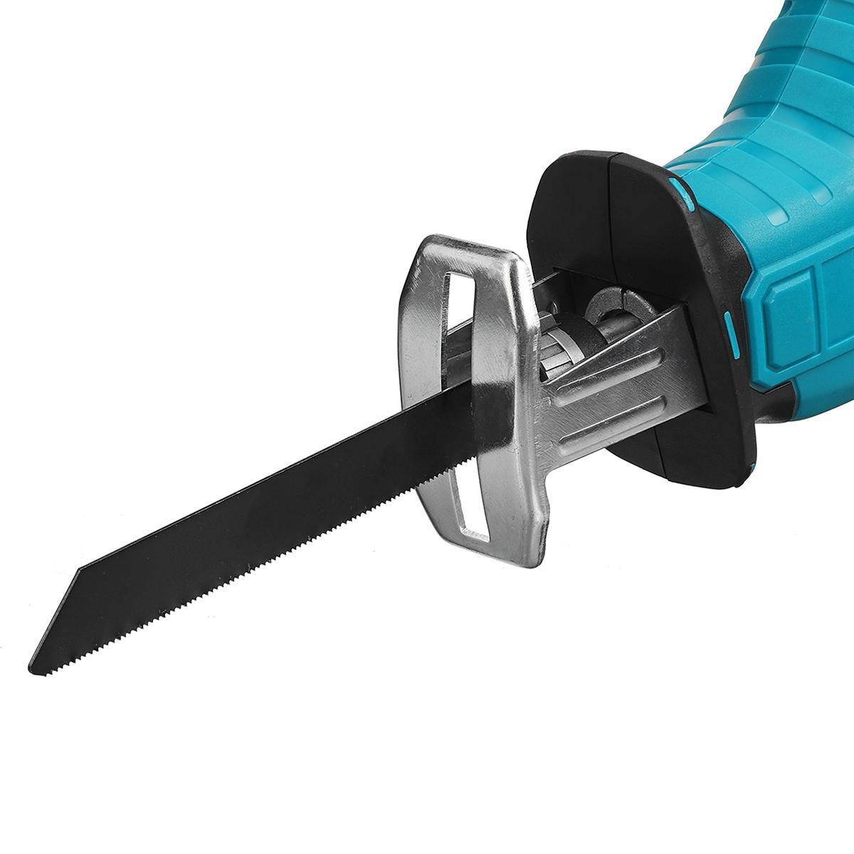 88VF Cordless Reciprocating Saw Battery Powered Electric Saw For Metal/Wood/PVC Pipe/Tree With 4 Saw Blades & Battery For Makita