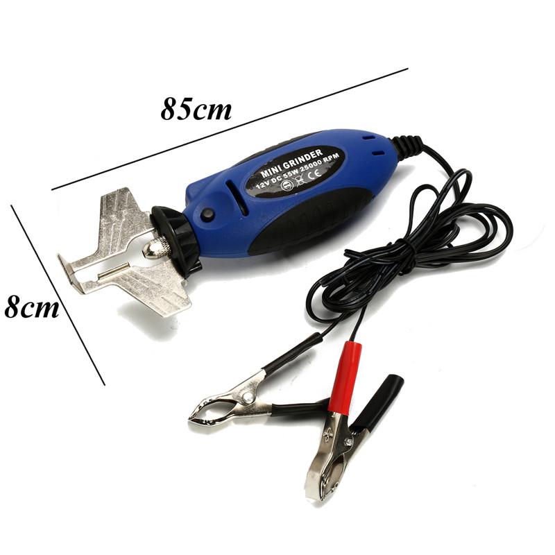 12V Chain Grinder Chain Saw Chain Sharpener Mini Spindle Lock 5m Red Power Tools