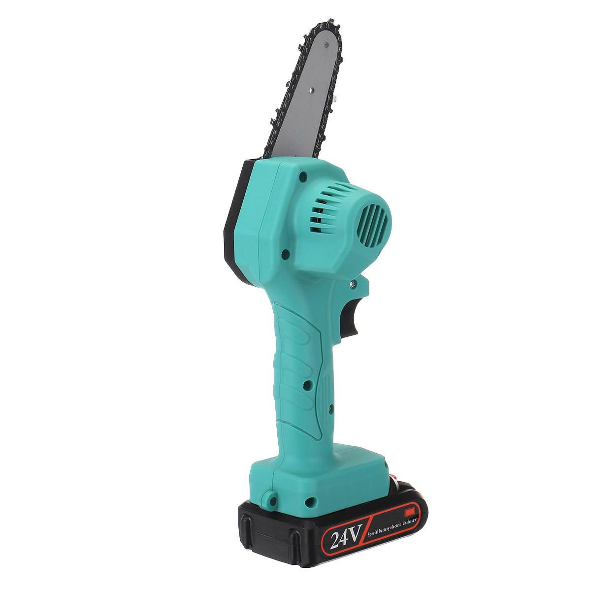 21V Rechargeable Portable Electric Saws Household Woodworking Chainsaw Garden Mini Electric Chain Saw with Battery