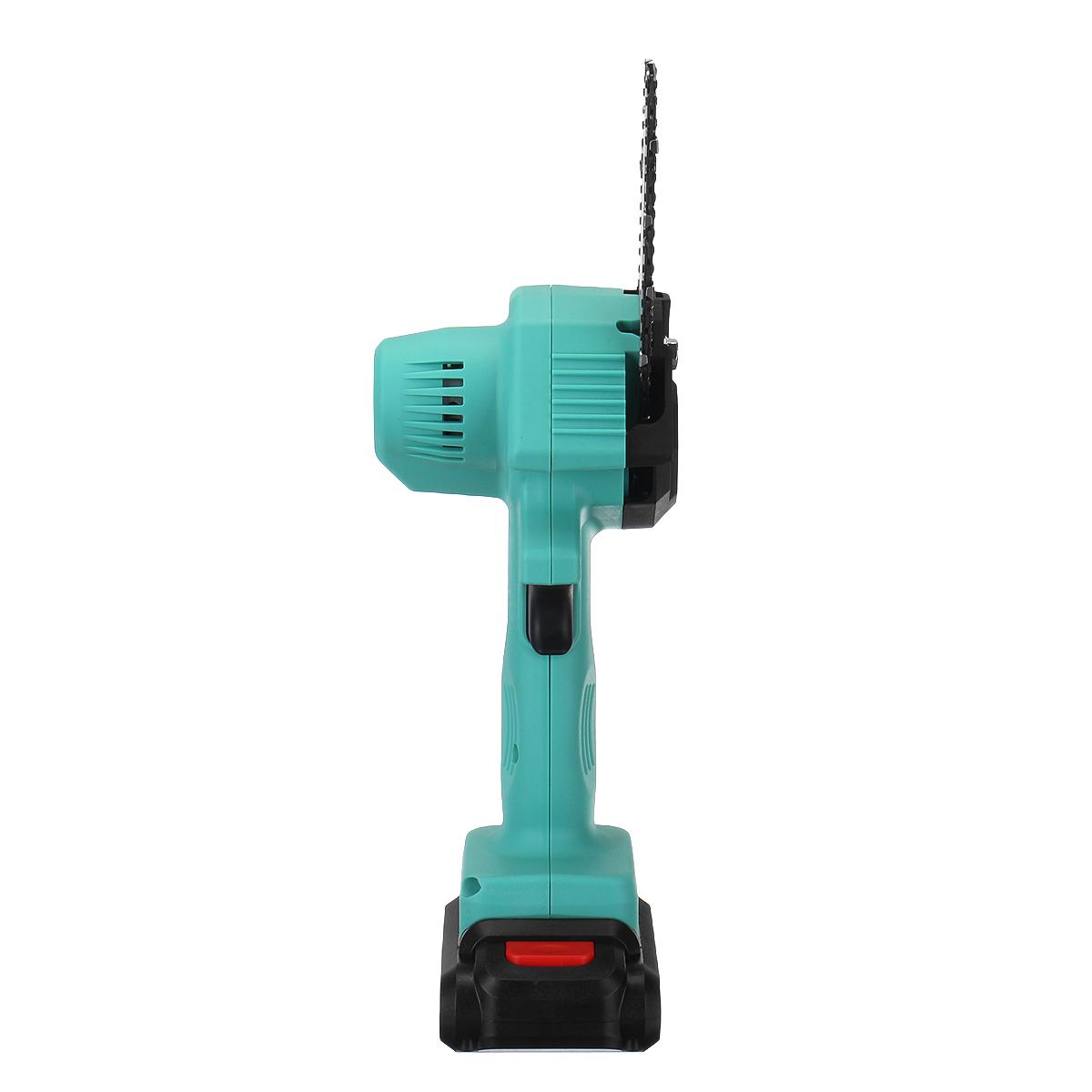 21V Rechargeable Portable Electric Saws Household Woodworking Chainsaw Garden Mini Electric Chain Saw with Battery