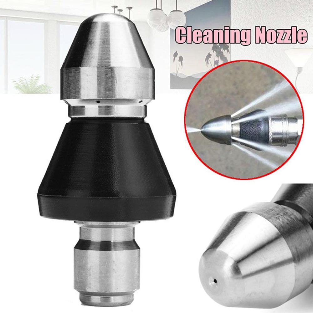 3/8 1/4'' Quick High Pressure Washer Sewer Cleaner Nozzles Washing Machine Drain Pipe Dredging Cleaning Nozzle