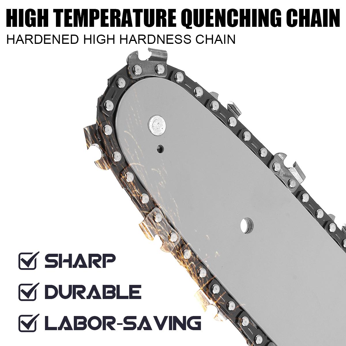 388VF 5000W 10 Inch Portable Electric Chain Saw Pruning Chain Saw Rechargeable Woodworking Power Tools Wood Cutter W/ 1/2 Battery EU Plug