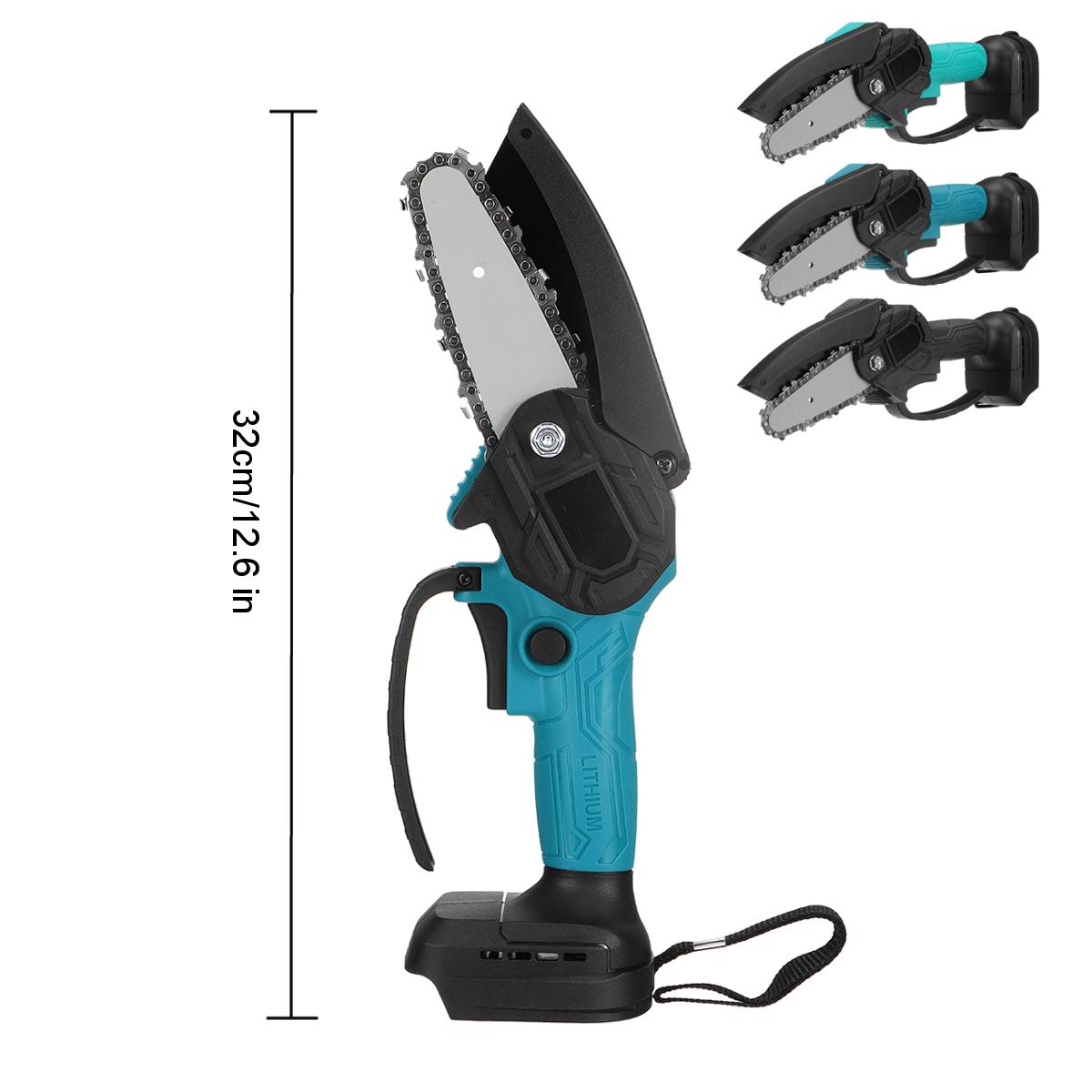 4 Inch Electric Chain Saw Cordless Chainsaw Multi-function Woodworking Wood Cutter For Makita 18V Battery