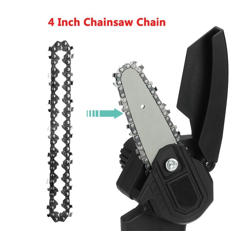 4 800W Cordless One-Hand Saw Woodworking Electric Chain Saw Wood Cutter W/ 0/1/2pcs Battery