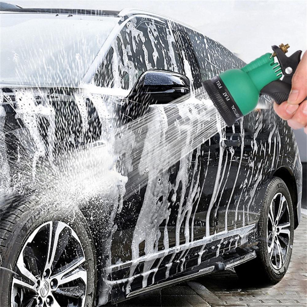 8 In 1 Heavy Duty Garde Hose Water Pressure Spray Nozzle With High Pressure For Car Motorbike And Any Vehicle Cleaning Grading Washing