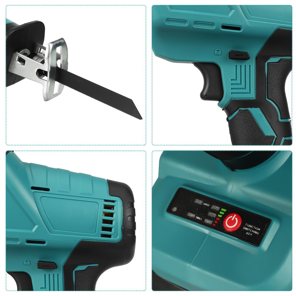 88VF 15mm 3000rpm Portable Electric Cordless Reciprocating Saw Pruning Chain Saw Rechargeable Woodworking Power Tools Wood Cutter