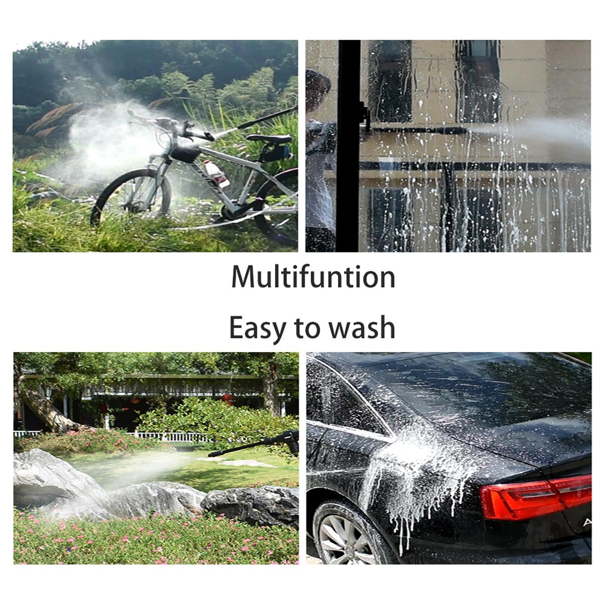 88VF Cordless High Pressure Washer Car Washing Spray Guns Water Cleaner W/ 1/2 Battery For MAKITA