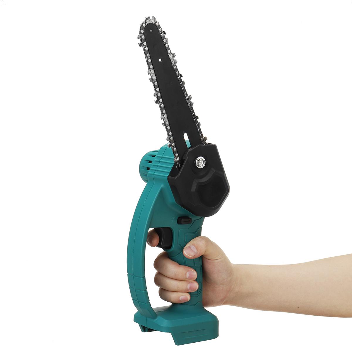 6 Inch Cordless Electric Chain Saws One-Hand ChainSaw Woodworking Tool W/ 1 or 2pcs Battery 98VF/68VF
