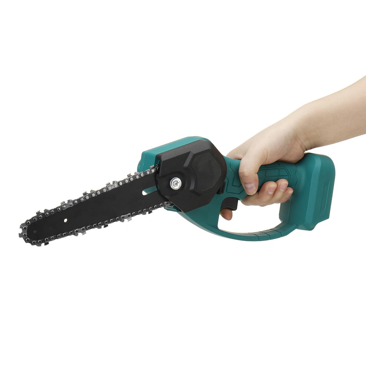 6 Inch Cordless Electric Chain Saws One-Hand ChainSaw Woodworking Tool W/ 1 or 2pcs Battery 98VF/68VF