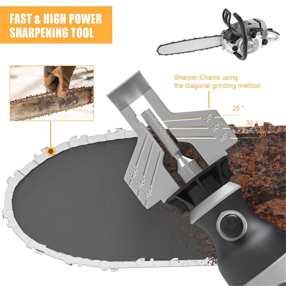 Cordless Chainsaw Sharpener Electric Handheld Chainsaw Sharpening Kit High Speed Chainsaw Sharpening Tool