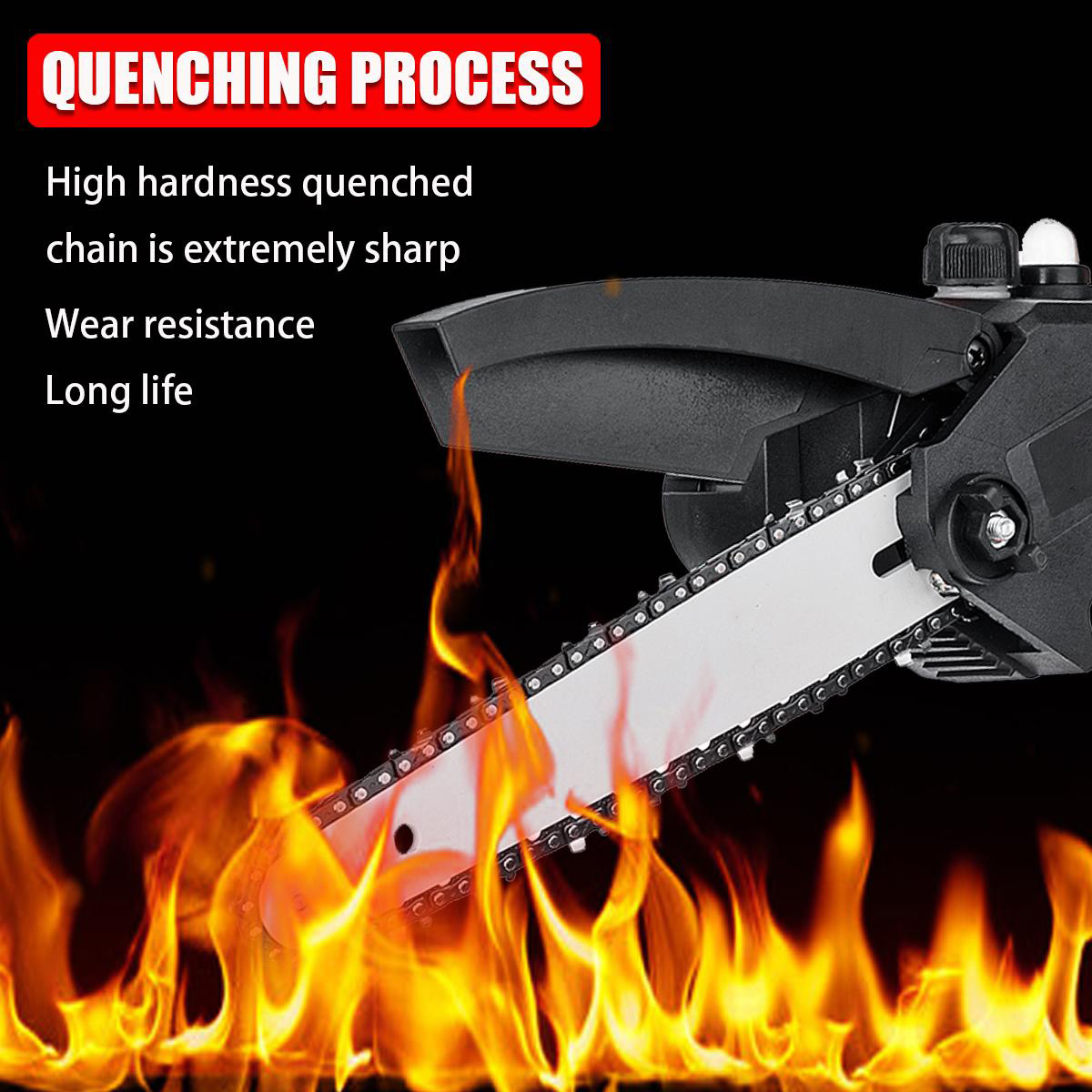 88VF 8 Inch Portable Electric Saw Pruning Chain Saws 3000W 5M/S Rechargeable Woodworking Power Tools Wood Cutter W/ None/1/2 Battery