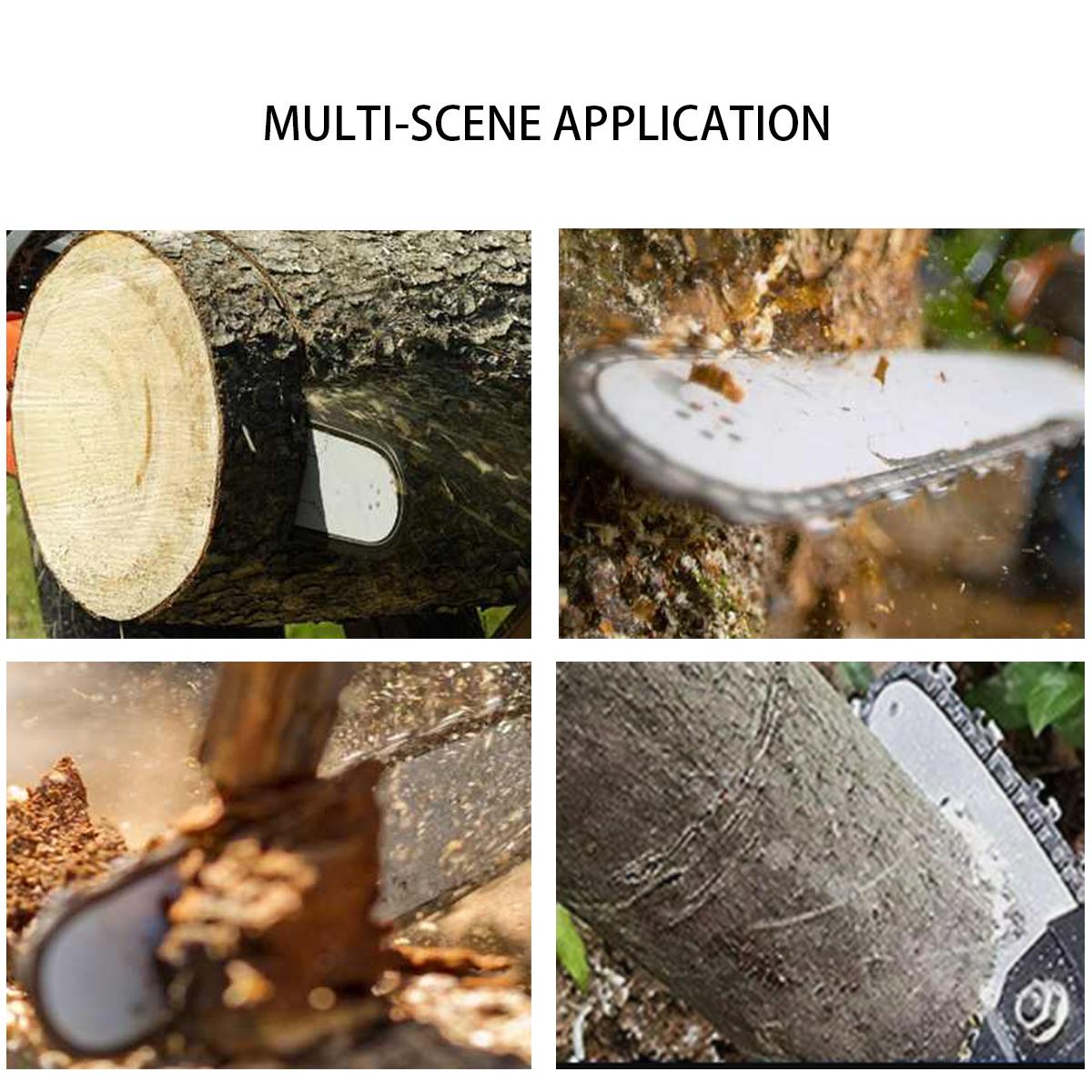 88VF 8 Inch Portable Electric Saw Pruning Chain Saws 3000W 5M/S Rechargeable Woodworking Power Tools Wood Cutter W/ None/1/2 Battery