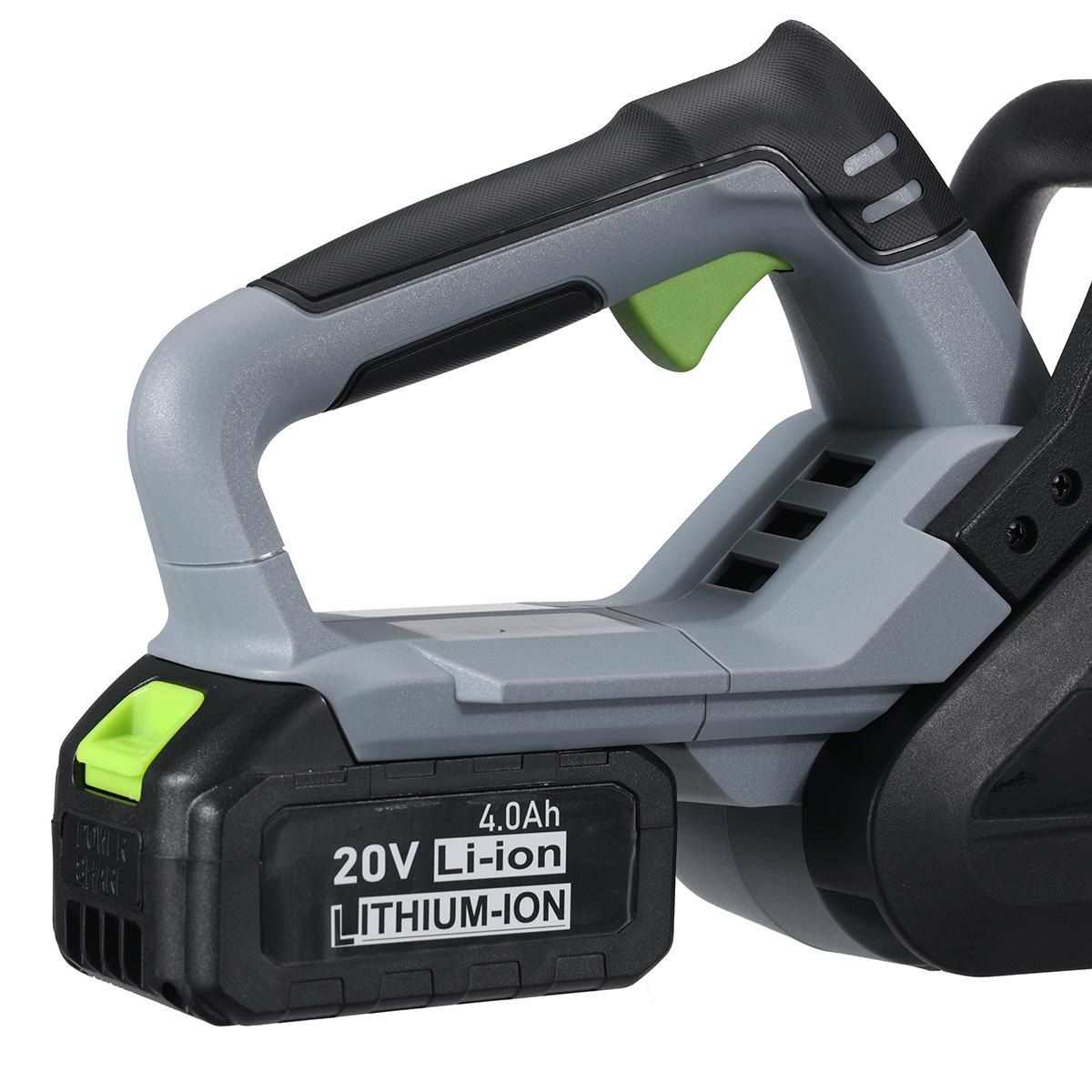 20V 12 Inch Cordless Chainsaw with Two Rechargeable 4.0Ah Battery Battery Powered Chainsaw Electric Chain Saw for Tree Branches Camping