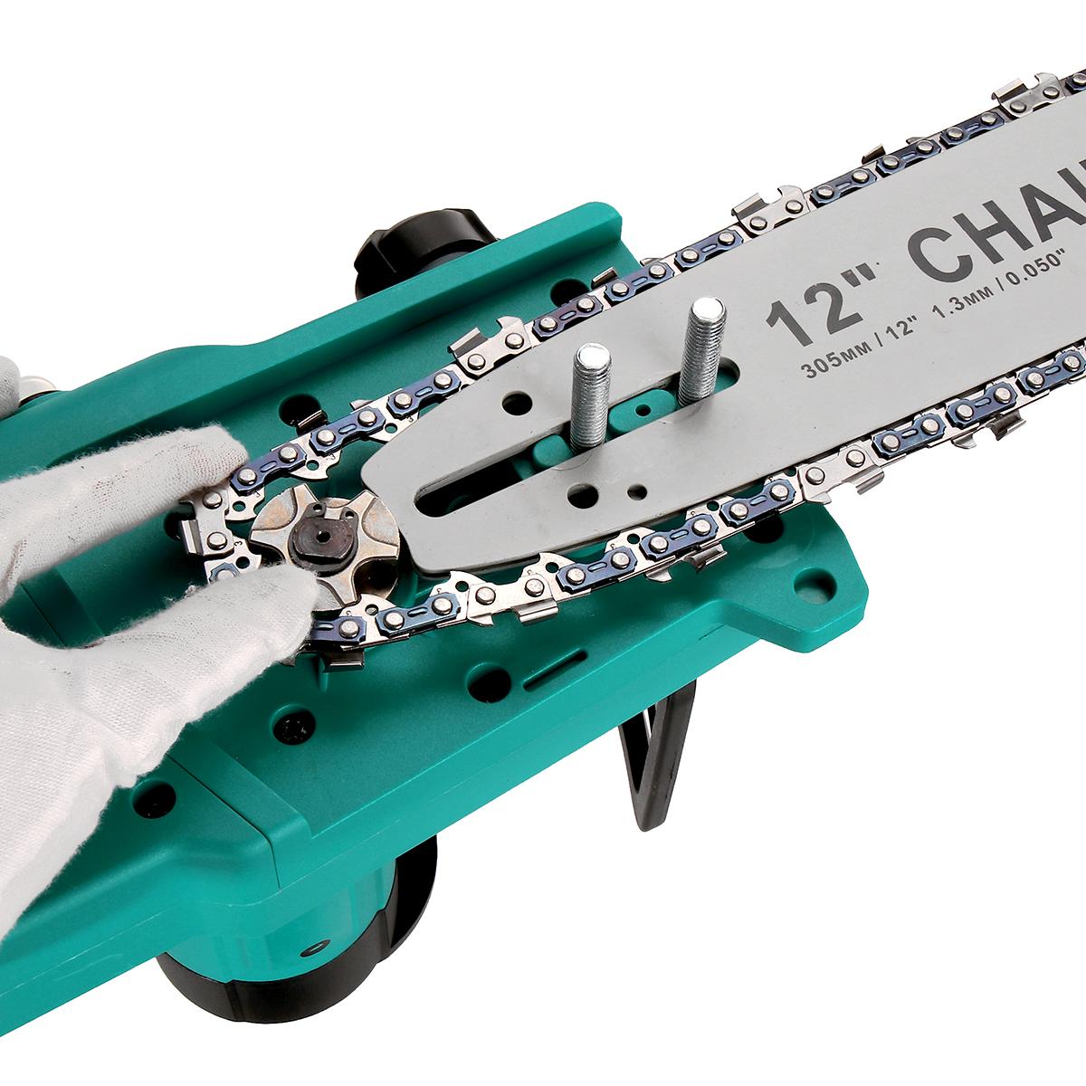 Socoje 12 inch Brushless Electric Chain Saw-US Standard 2.0A Seat Charge 2.0Ah10 Section Battery Core Chain Fast Adjustment Press Type
