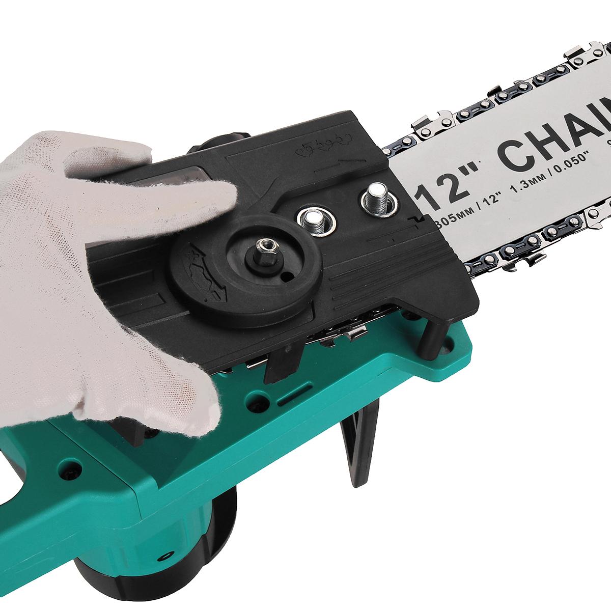 Socoje 12 inch Brushless Electric Chain Saw-US Standard 2.0A Seat Charge 2.0Ah10 Section Battery Core Chain Fast Adjustment Press Type