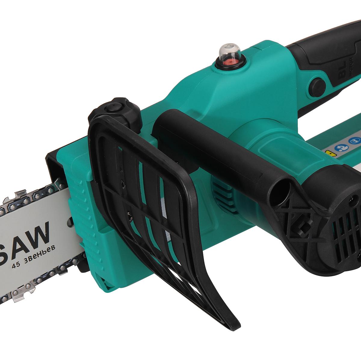 Socoje 12 inch Brushless Electric Chain Saw-US Standard 2.0A Seat Charge 2.0Ah10 Section Battery Core Chain Fast Adjustment Press Type