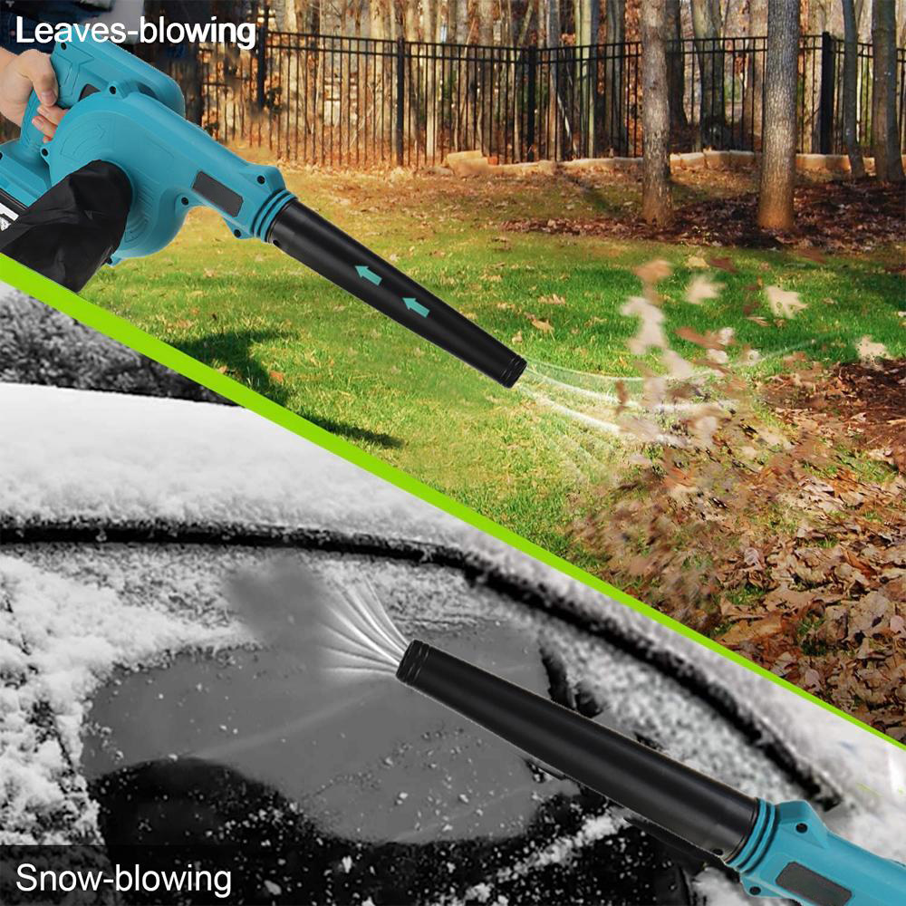 Socoje 1500W 20000rpm 18V 2-in-1 Electric Air Blower Blow-suction Type Handheld Blowing Machine for Dust Cleaning